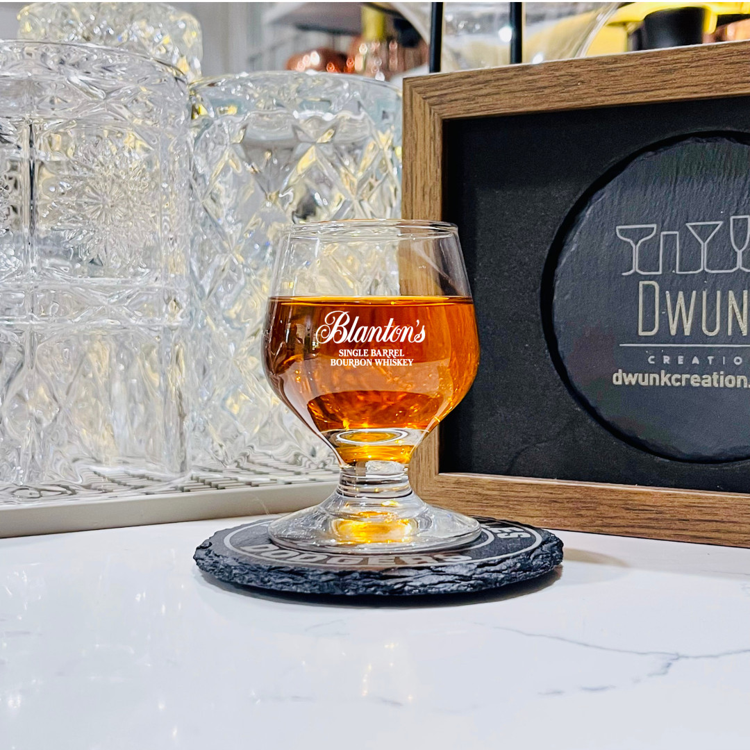 Custom Engraved Blanton\'s Single Barrel Snifter Glass – 3.5 oz