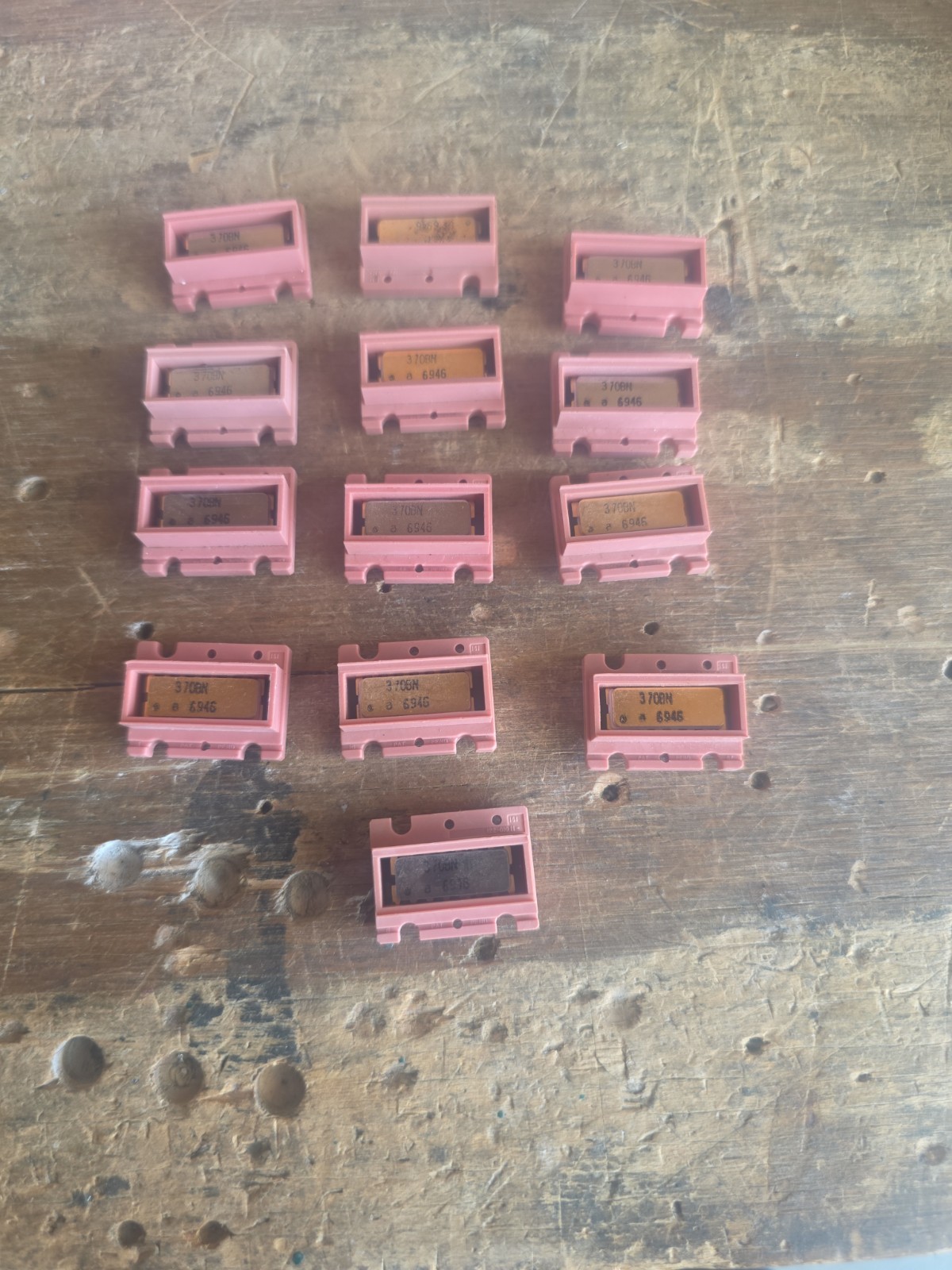 Vintage Intel 370BN IC Gold Pins  (13) PCS