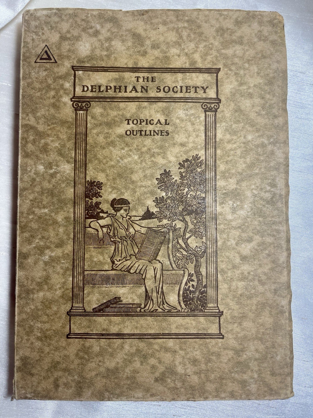 Antique 1920s Delphian Society Booklet & RARE Turner Harrison Pen Postcard