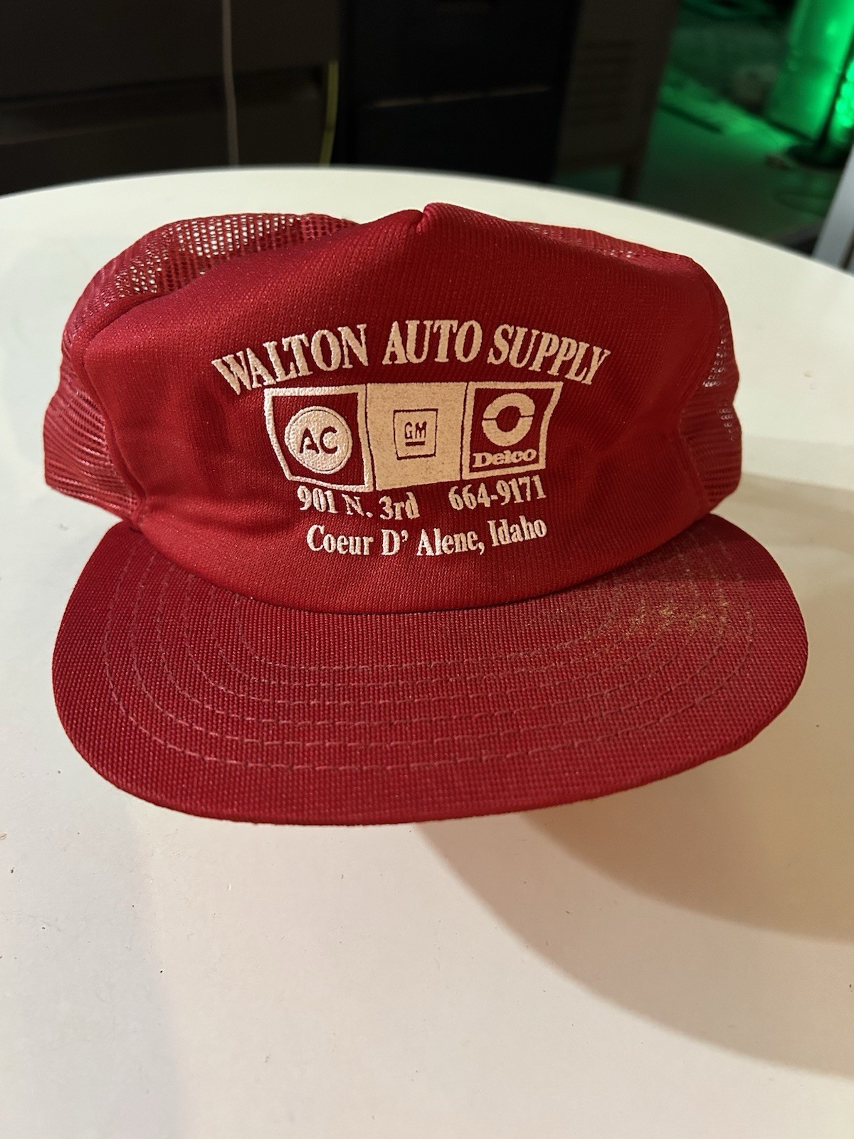 Vintage Auto Stop SnapBack Trucker Hat Vintage Auto Stop SnapBack Trucker Hat