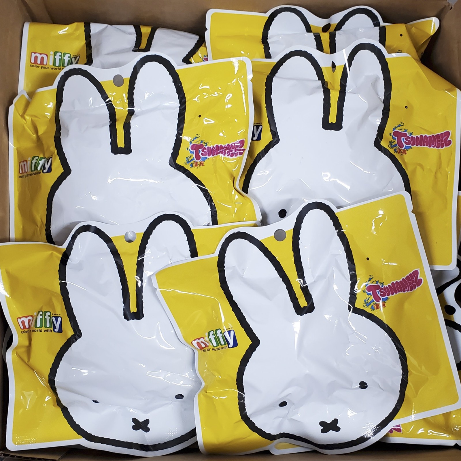 Miffy Color Your World Tsunameez Keychain Hangers - Lot of 80 Sealed Blind Bags Miffy Color Your World Tsunameez Keychain Hangers - Lot of 80 Sealed Blind Bags