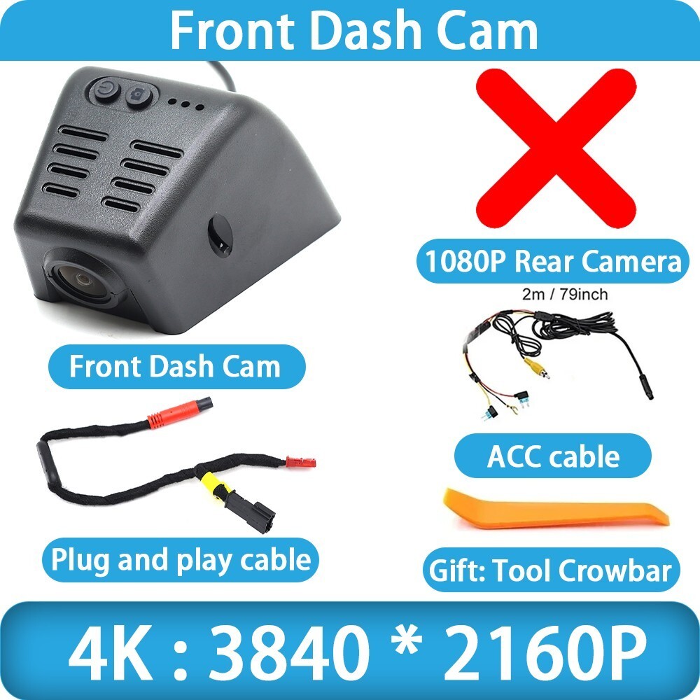 4K 2160P Wifi DVR Dash Cam Camera for Lincoln Nautilus Navigator Aviator Corsair