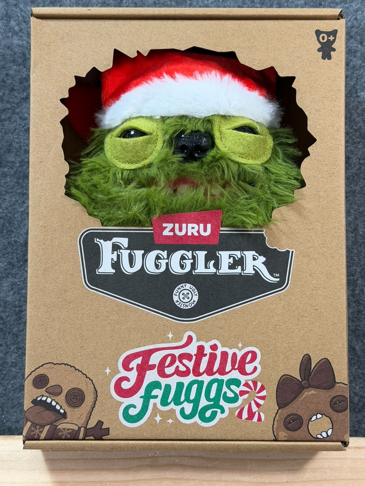 Fuggler Festive Fuggs Sasquinch 9-Inch Plush Funny Ugly Monster Zuru