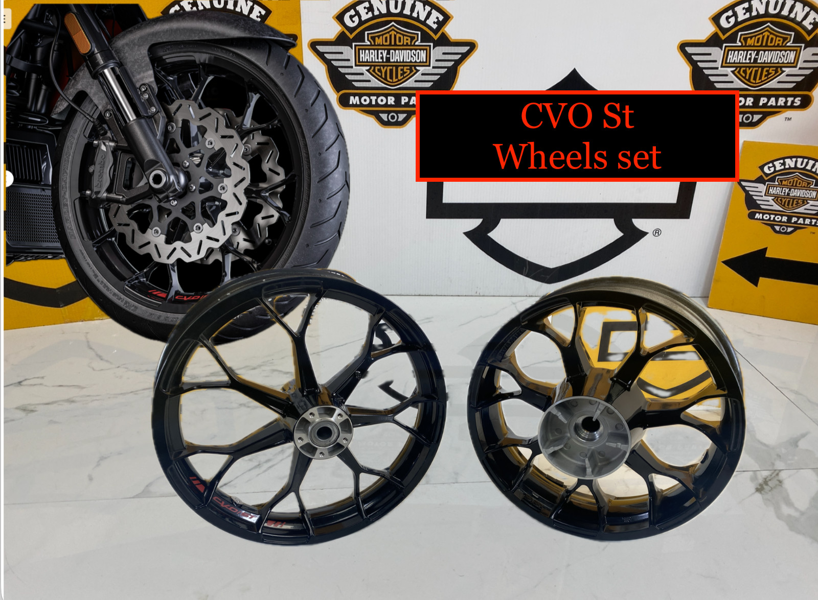 CVO OEM 09-26 Harley Touring Road Glide ST Front and Rear Wheel