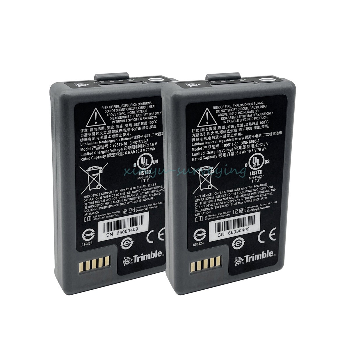 2pcs 79400 Li-Lon Battery For Trimble S3 S5 S6 S7 S8 Total Staion 11.1V 6500mAh
