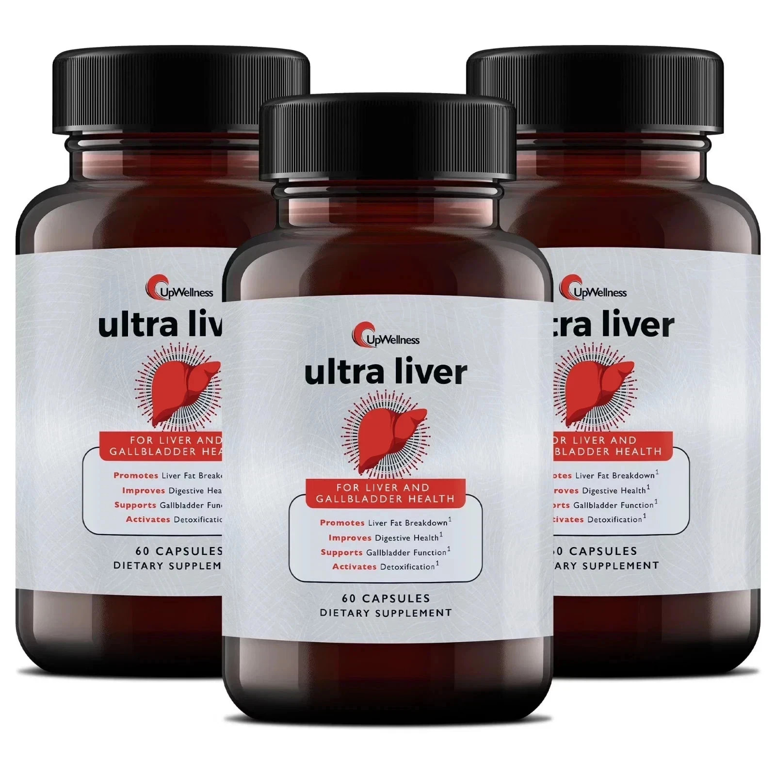 3 Pack UpWellnes Ultra Liver Supplement for Liver Health and Gallbladder Support 3 Pack UpWellnes Ultra Liver Supplement for Liver Health and Gallbladder Support