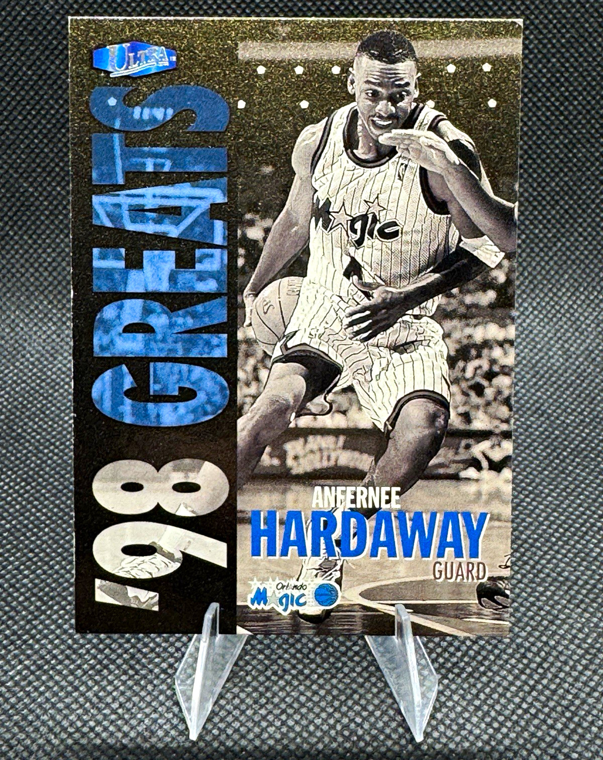 Fleer Ultra 1997-98 '98 Greats #255G Anfernee Hardaway Gold Medallion