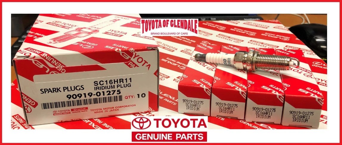 4X Denso OEM 90919-01275 Iridium Spark Plugs for Toyota Corolla Prius Scion US