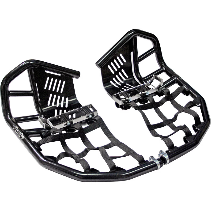MotoSport Rock Pro Series Race Nerf Bars - Black RNB-197-T7-BK