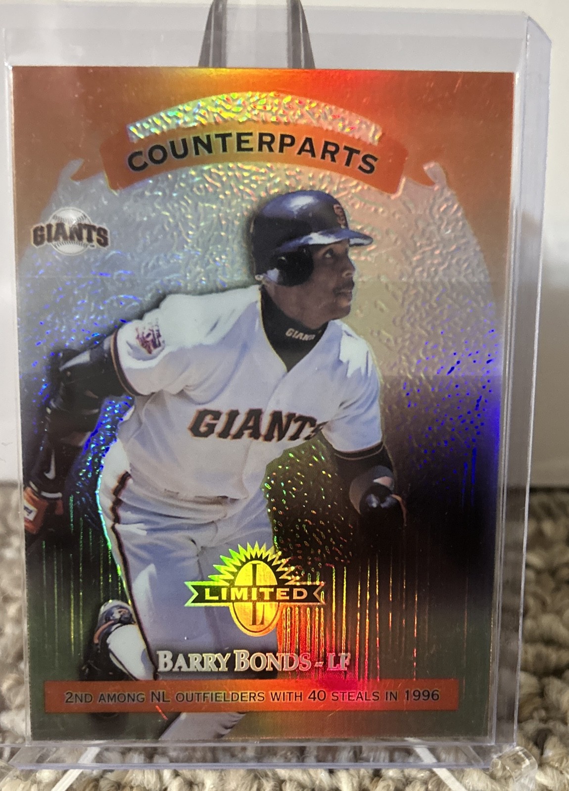 1997 Donruss Limited - Counterparts Barry Bonds, Quinton McCracken #123 Limited