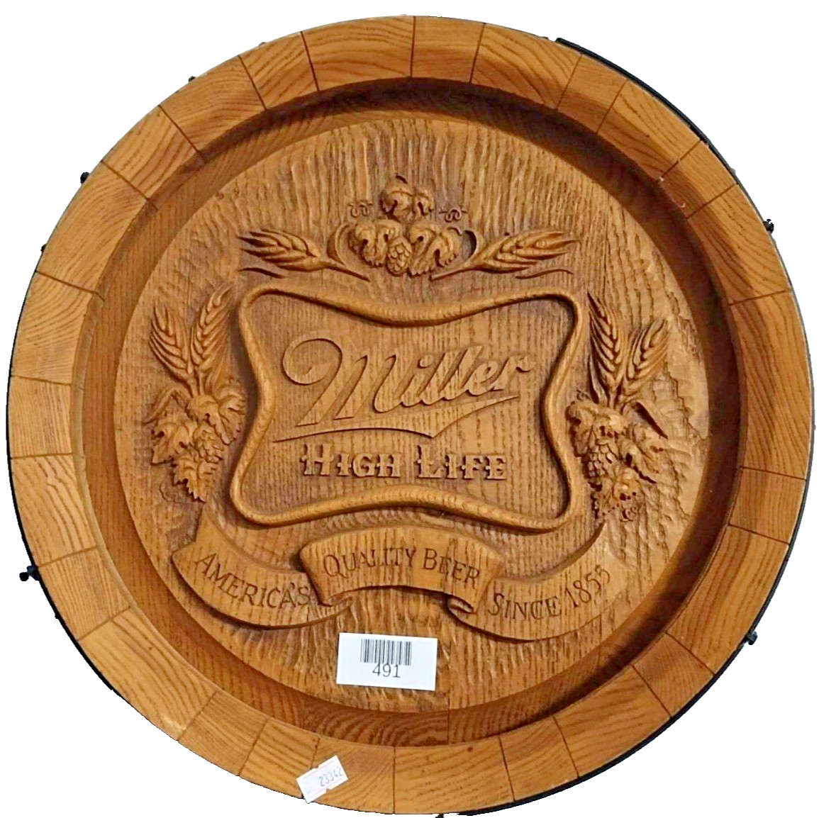 Vintage MILLER HIGH LIFE BEER Big 18\