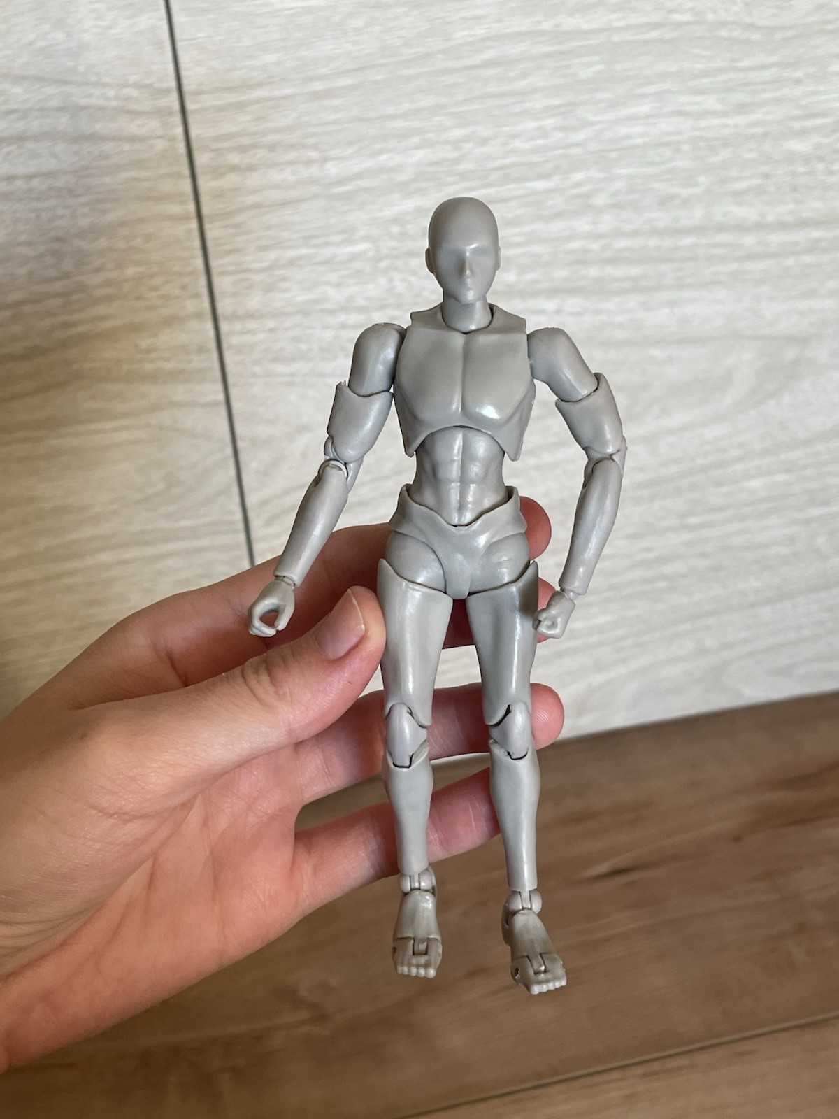 Bandai S.H. Figuarts Body Kun DX Set Gray 30 Articulation Points Action Figure