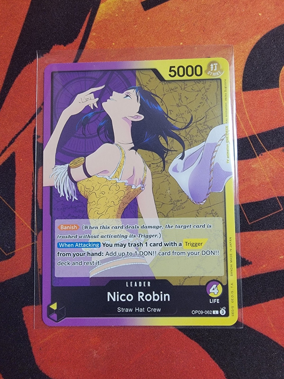 One Piece CCG Nico Robin OP09-062 Leader English