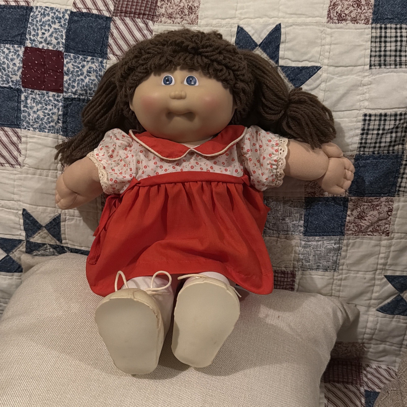 Vintage Cabbage Patch Doll 1984 Head Mold #1  Made In Taiwan IC Factory 