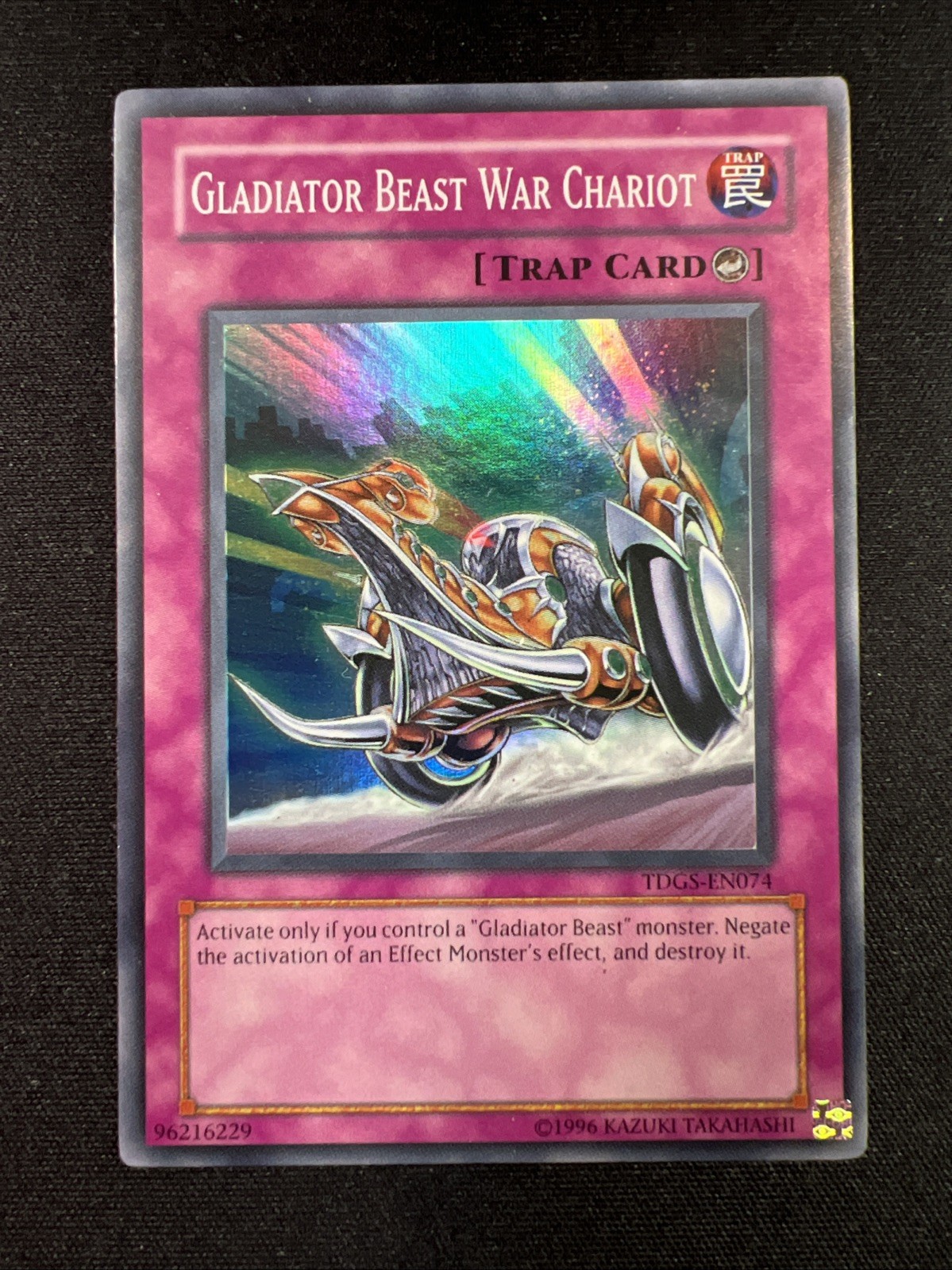 Gladiator Beast War Chariot (LP) TDGS-EN074 The Duelist Genesis Unlimited Gladiator Beast War Chariot (LP) TDGS-EN074 The Duelist Genesis Unlimited
