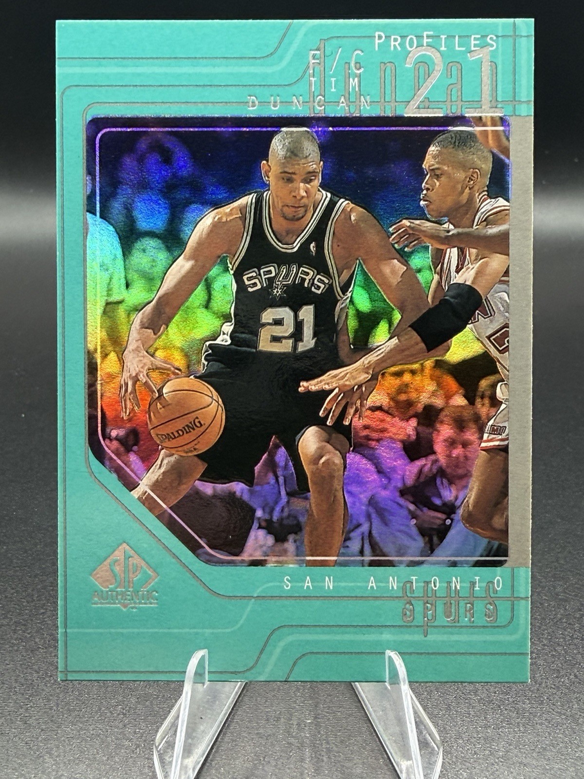 1997-98 Upper Deck SP Authentic Tim Duncan Profiles 1997-98 Upper Deck SP Authentic Tim Duncan Profiles