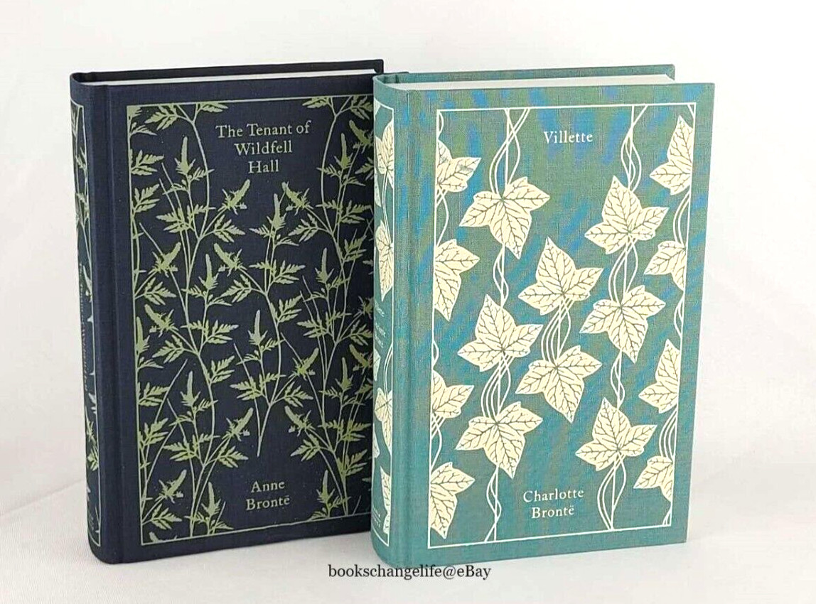 THE TENANT OF WILDFELL HALL & VILLETTE by Anne & Charlotte Bronte 2-Book Set NEW
