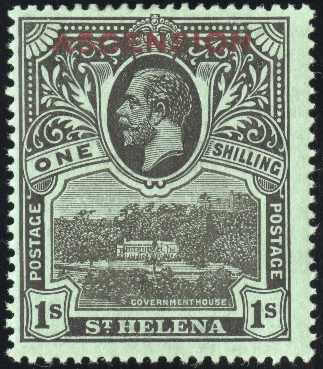 Ascension Stamps # 9 MLH VF Scott Value $35.00