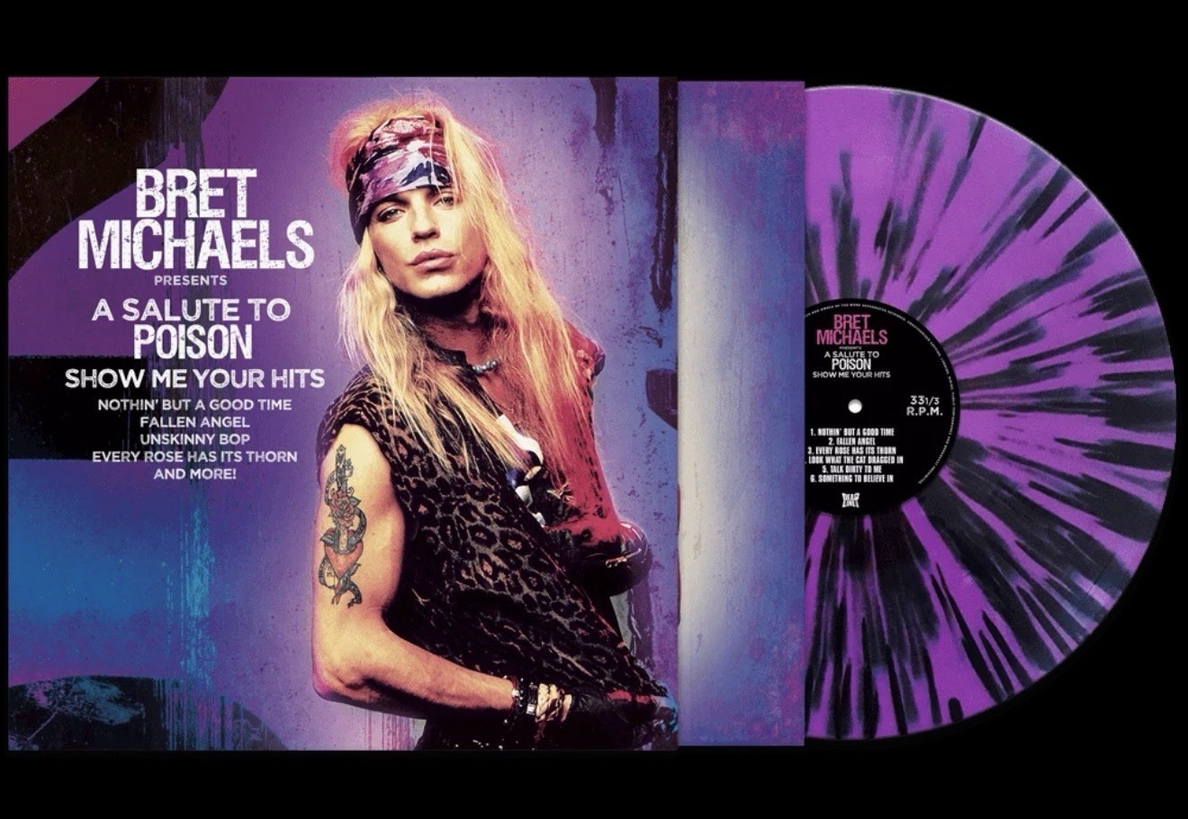 Bret Michaels - A Salute To Poison -Show Me Your Hits Purple Black Splatter LP Bret Michaels - A Salute To Poison -Show Me Your Hits Purple Black Splatter LP