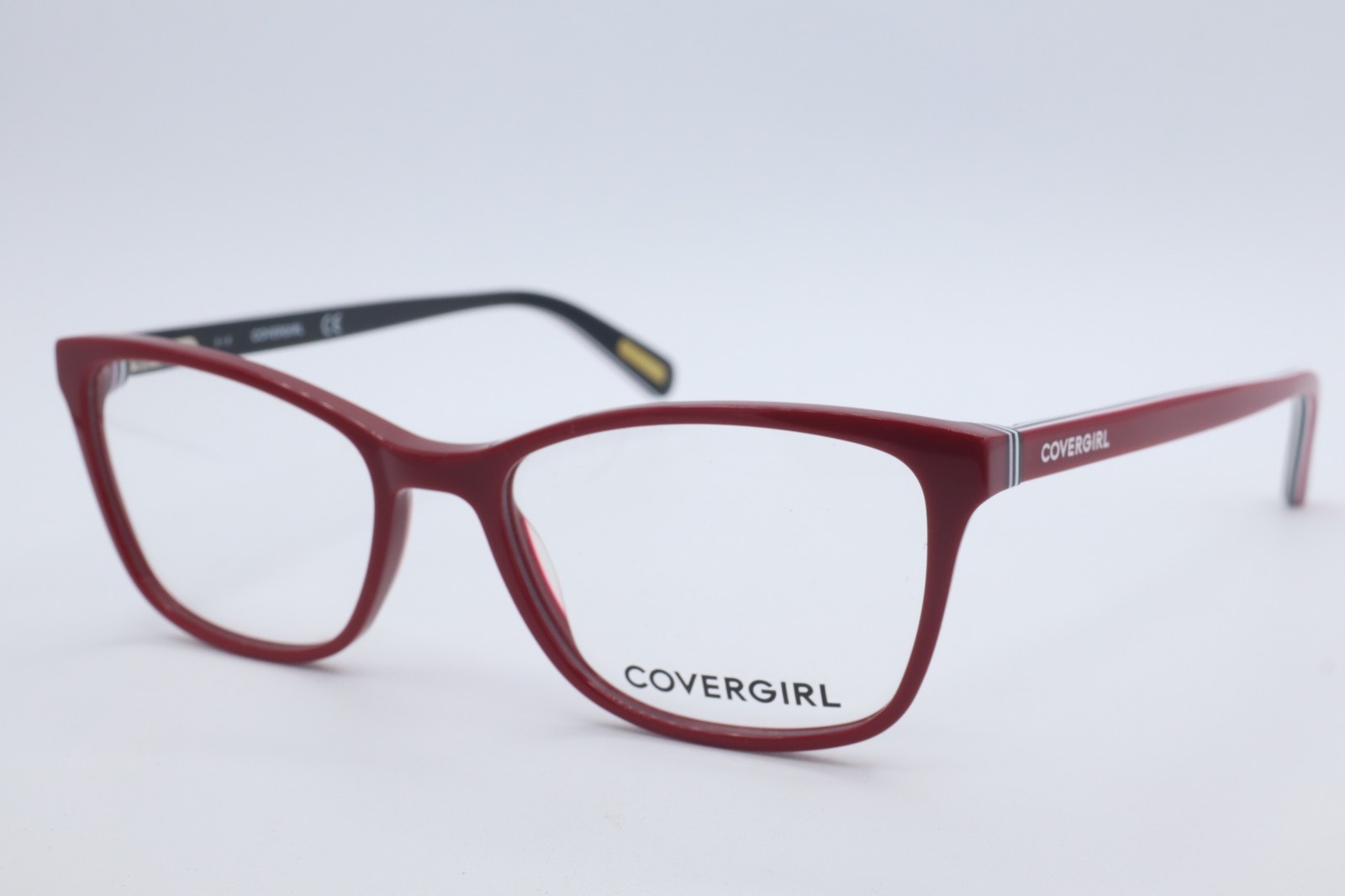 COVERGIRL EYEWEAR CG0484 066 Shiny Red Geometric Women\'s Frame 52-17-140