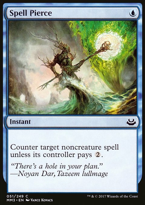 Magic the Gathering MTG Spell Pierce (51) Modern Masters 2017   LP