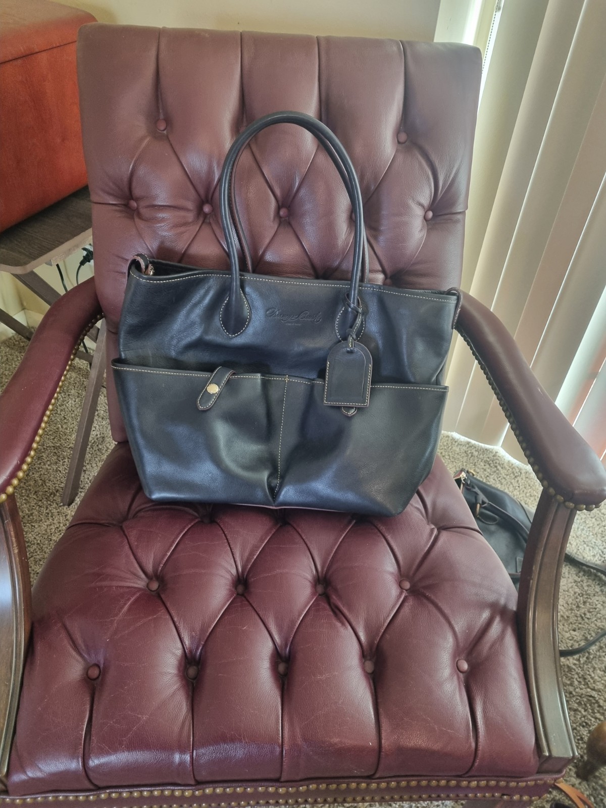 Dooney & Bourke Florentine Large Leather Tote Bag This Is The One Dooney & Bourke Florentine Large Leather Tote Bag This Is The One