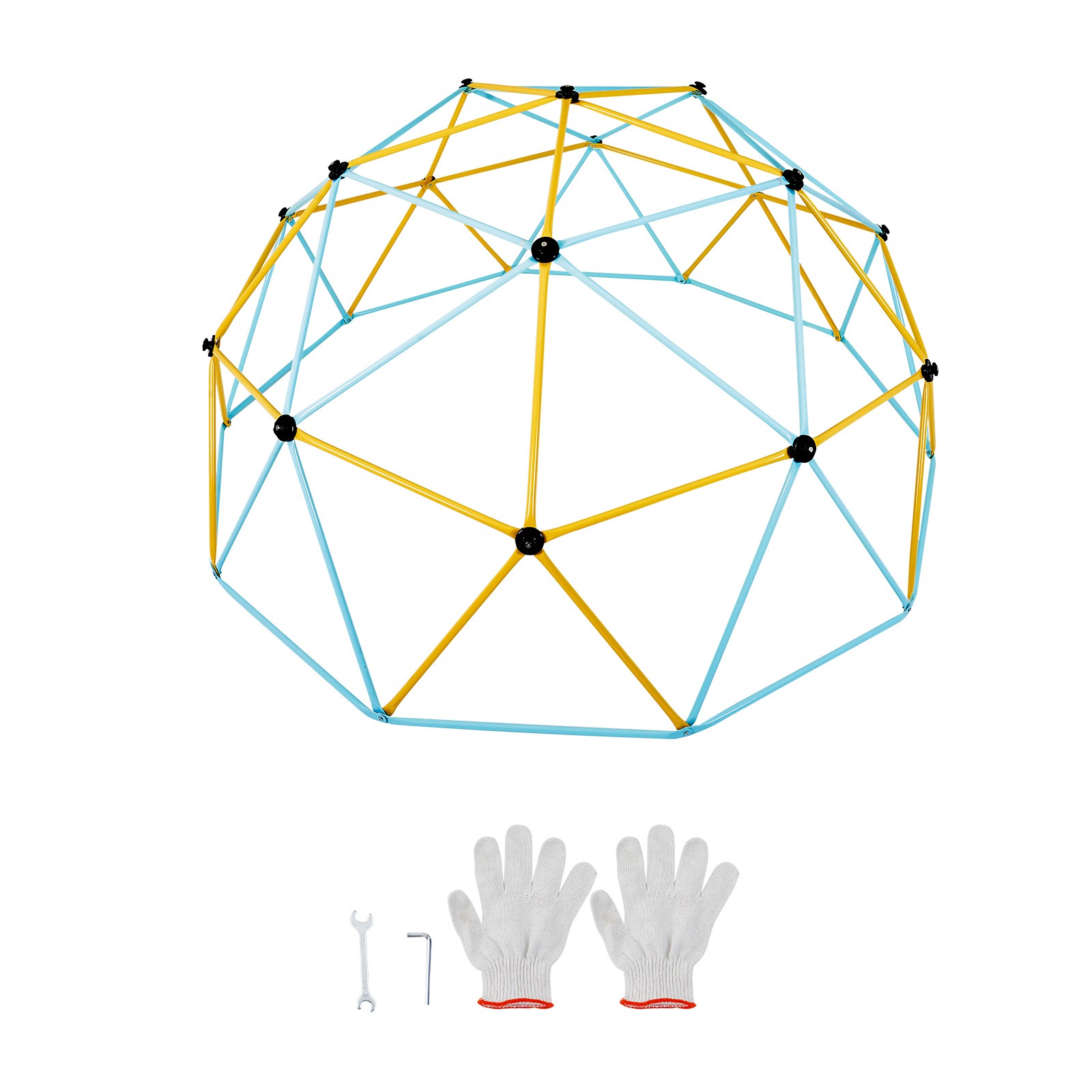 Uimoso 10FT Climbing Dome Geometric Jungle Gym for Kids Ages 3-10