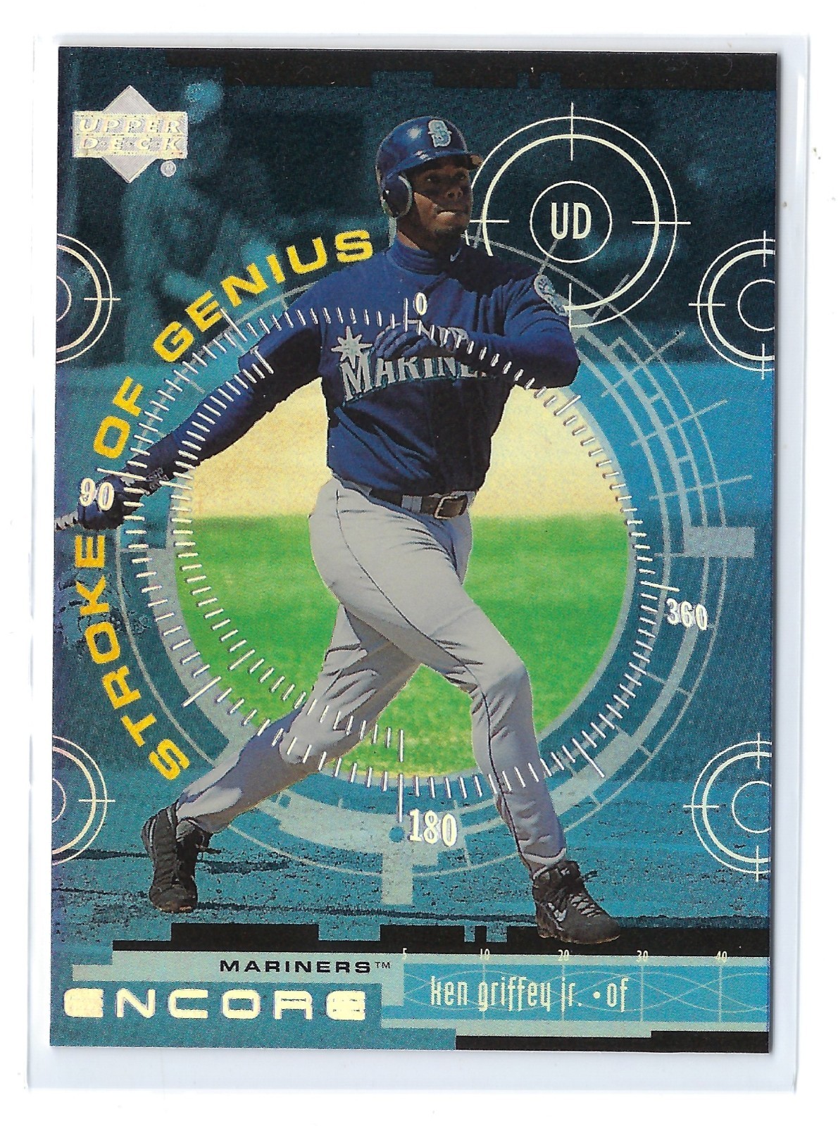 1999 Upper Deck Encore Ken Griffey Strokes of Genius SP #166 1999 Upper Deck Encore Ken Griffey Strokes of Genius SP #166