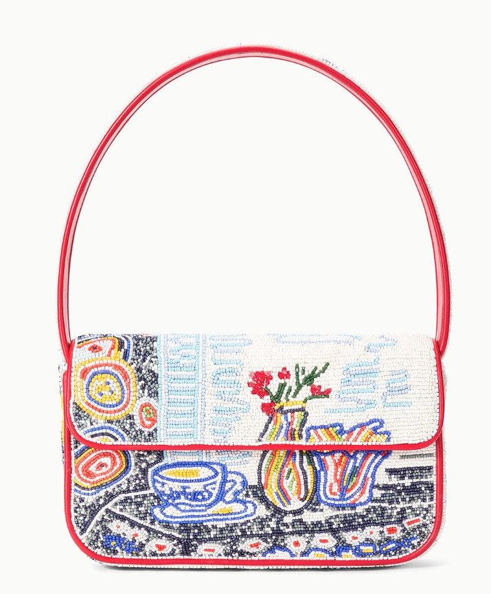 STAUD TOMMY BEADED TEATIME Shoulder Bag STAUD TOMMY BEADED TEATIME Shoulder Bag