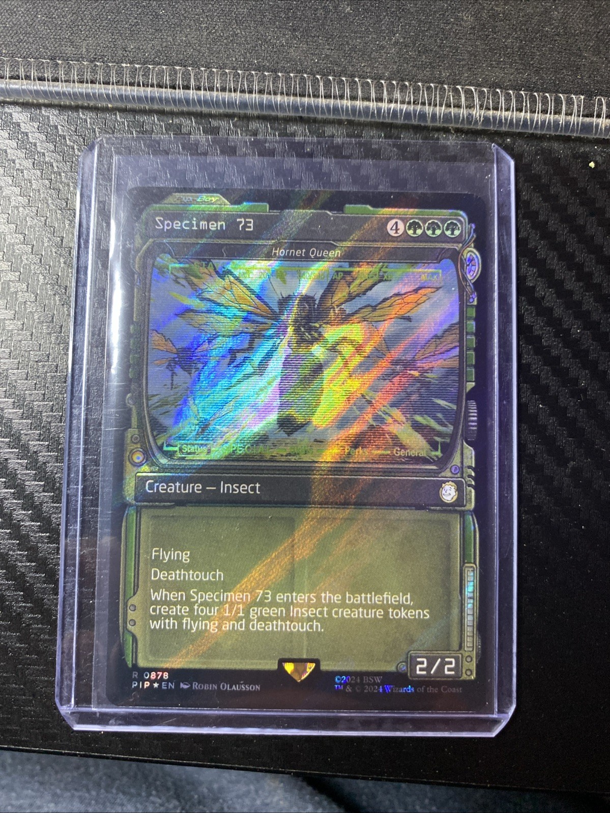 Specimen 73 - Hornet Queen (Showcase) (Surge Foil) - Foil NM MTG Universes Be...