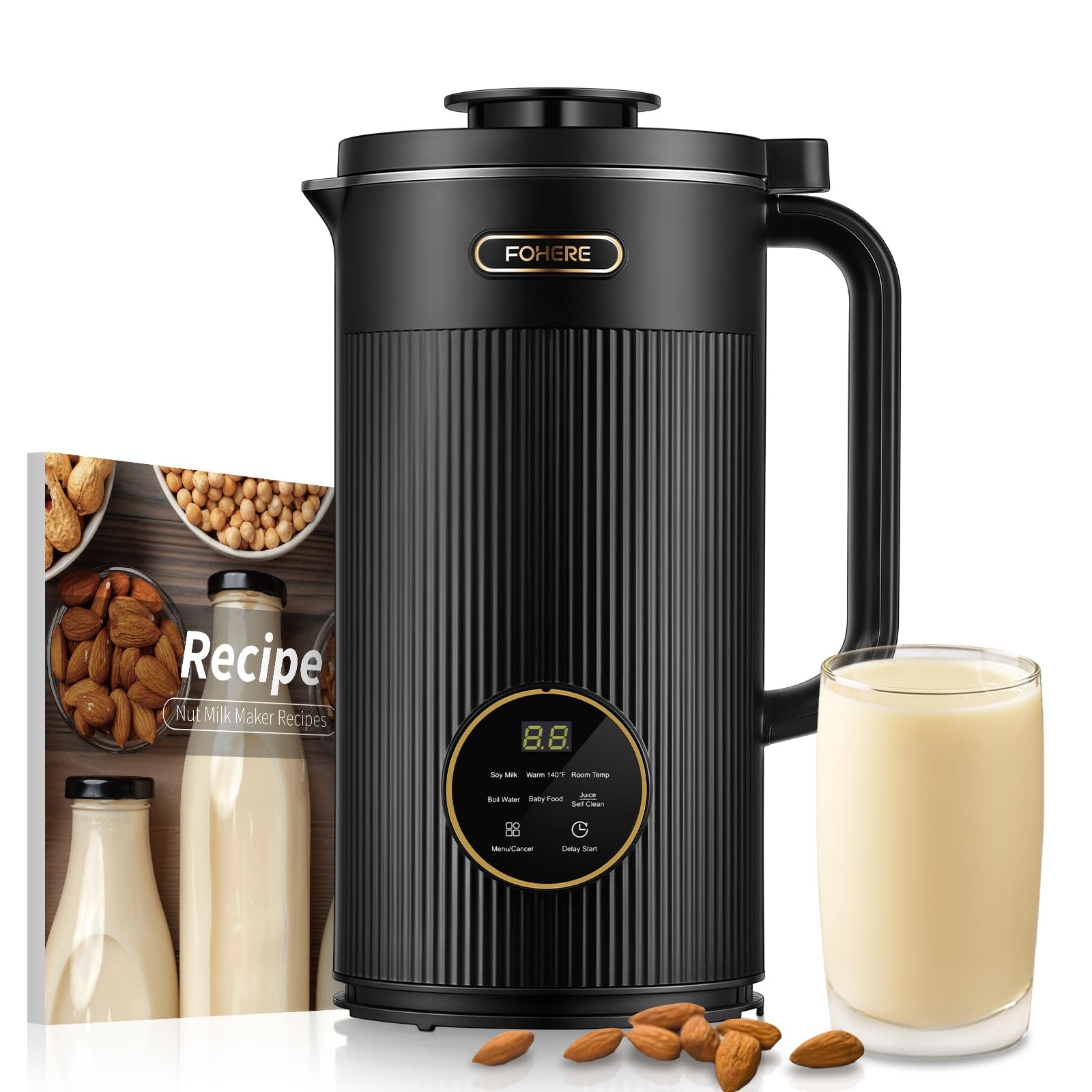 Nut Milk Maker Machine, Automatic Soy & Almond Milk Maker