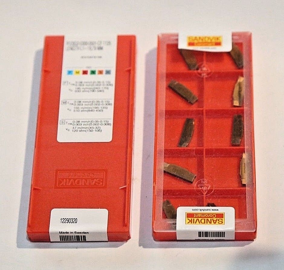 R123G2-0300-0501-CF 1125 SANDVIK *** 10 INSERTS * GENUINE FACTORY PACK * R123G2-0300-0501-CF 1125 SANDVIK *** 10 INSERTS * GENUINE FACTORY PACK *