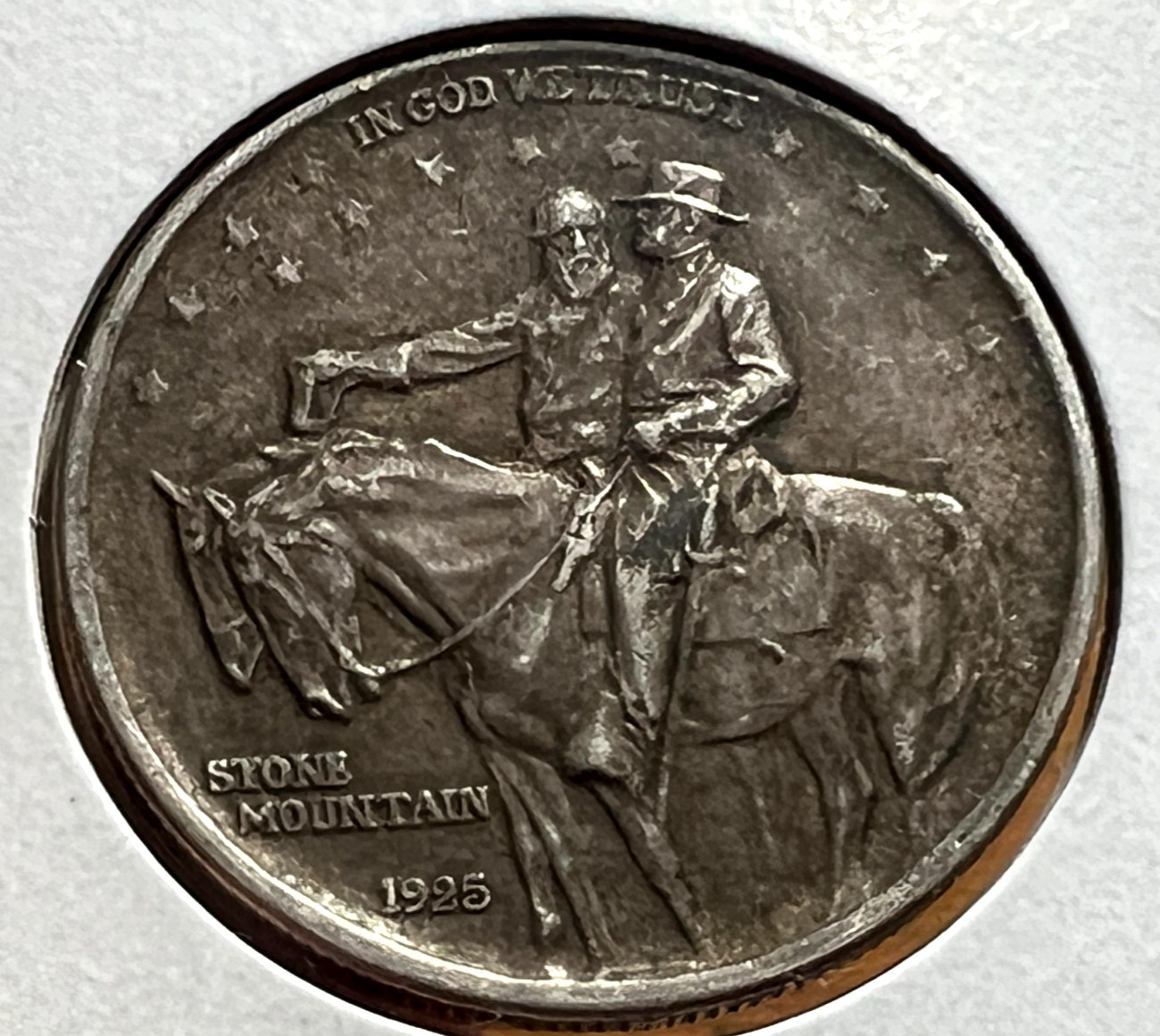 1925 STONE MOUNTAIN SILVER HALF DOLLAR COMMEMORATIVE COIN 1925 STONE MOUNTAIN SILVER HALF DOLLAR COMMEMORATIVE COIN
