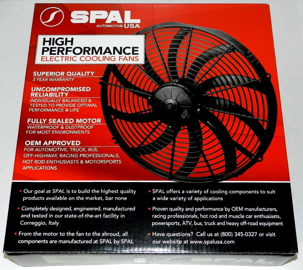 LOWEST OFFER ON EBAY  New Spal 30102048 16 Inch Electric Curved Blade Pusher Fan