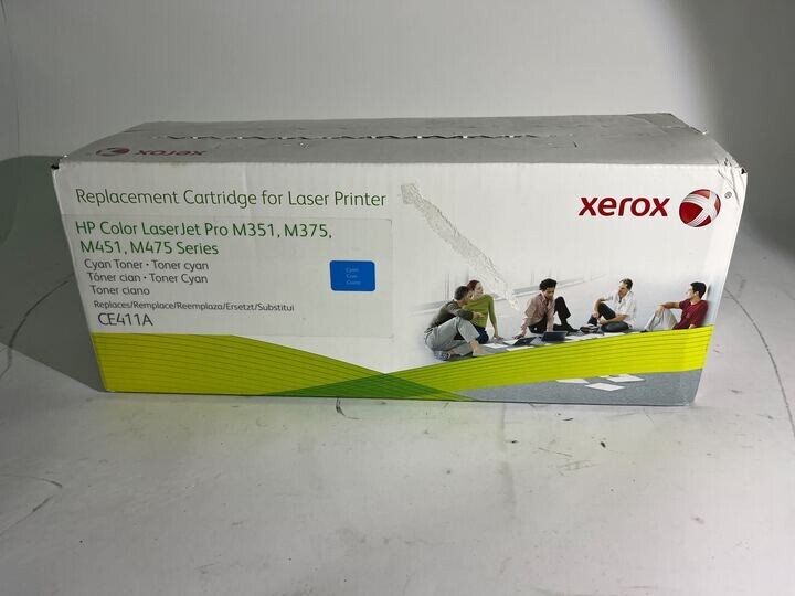 NEW IN BOX Xerox 006R03015 Replacement Toner for HP CE411A Cyan