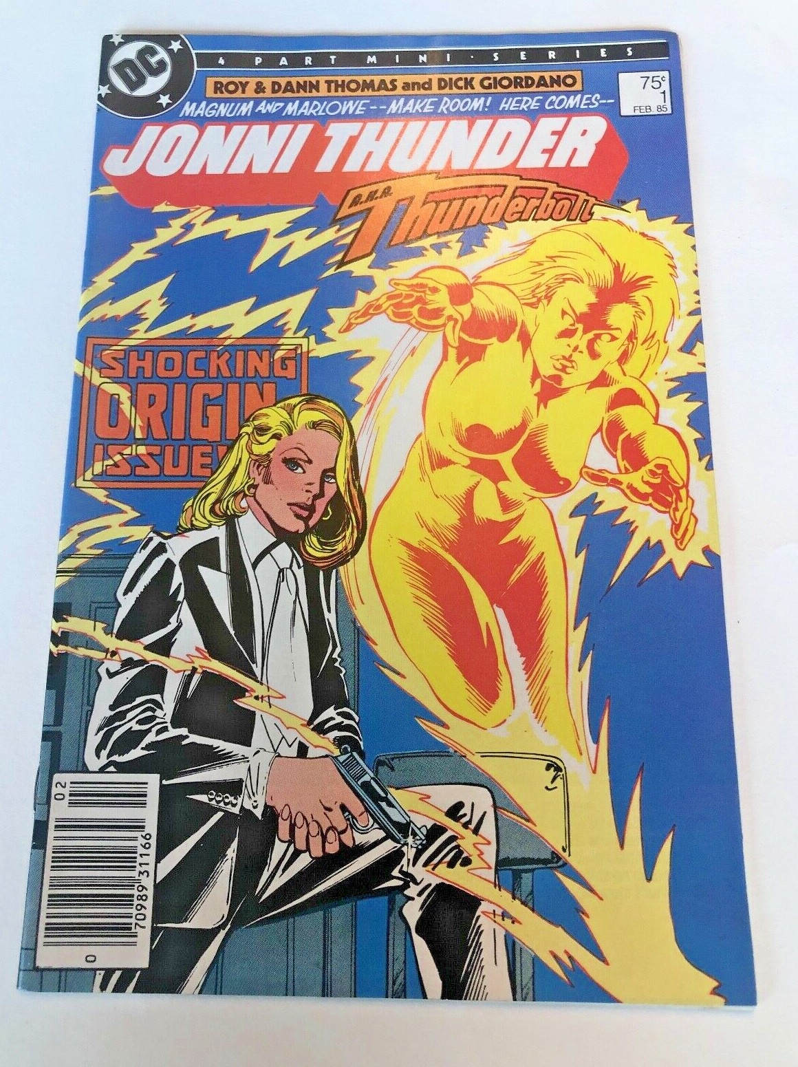  #1 1985 JONNI THUNDER AKA THUNDERBOLT DC Comics NICE
