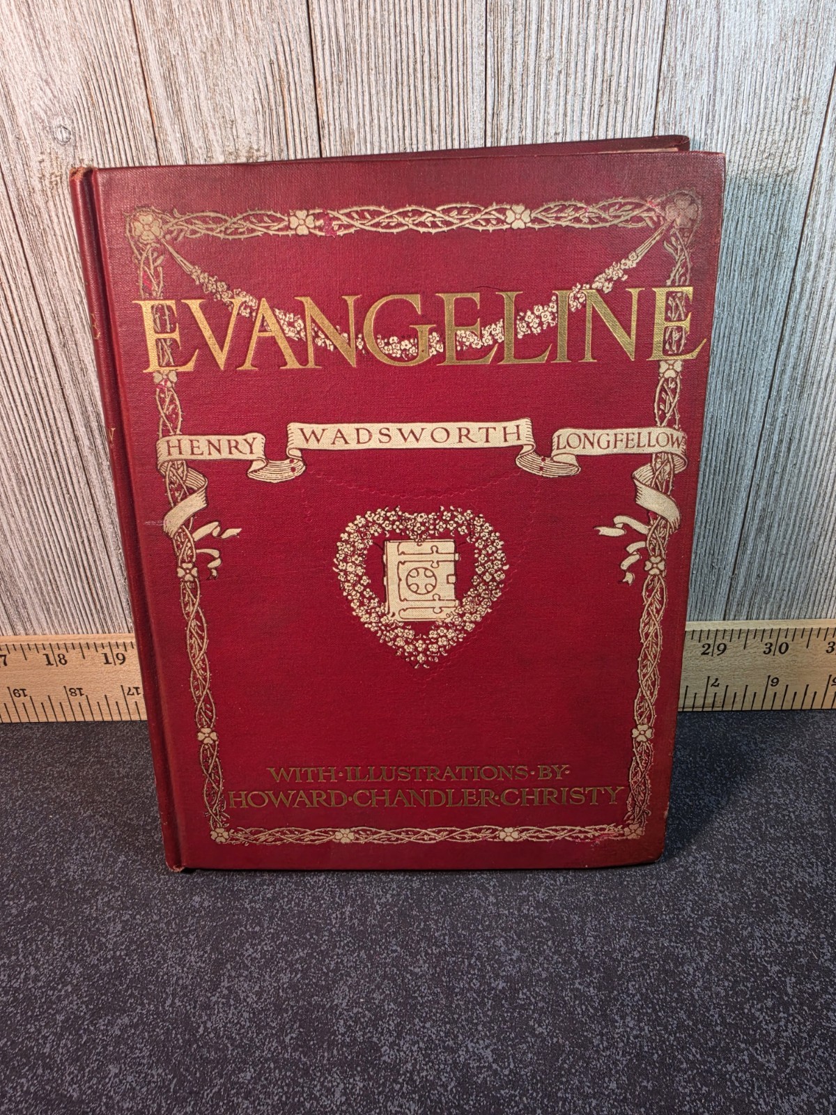 VTG 1905 Book Evangeline by Longfellow - Howard Chandler Christy Illustrations VTG 1905 Book Evangeline by Longfellow - Howard Chandler Christy Illustrations