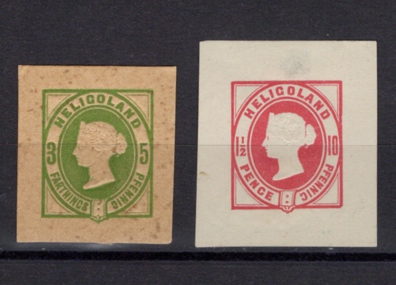 Heligoland, Scott NA, Queen Victoria, 1870's, Possible Proofs | Mint Hinged