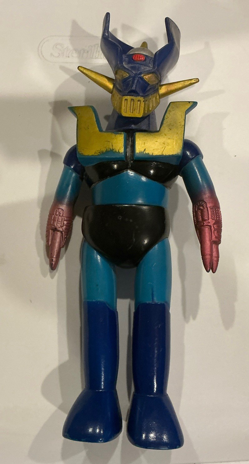 Vintage 1970s Old Bandai Mazinger Z Sofubi Figure -Gold Chest (As-Is / No Fists) Vintage 1970s Old Bandai Mazinger Z Sofubi Figure -Gold Chest (As-Is / No Fists)