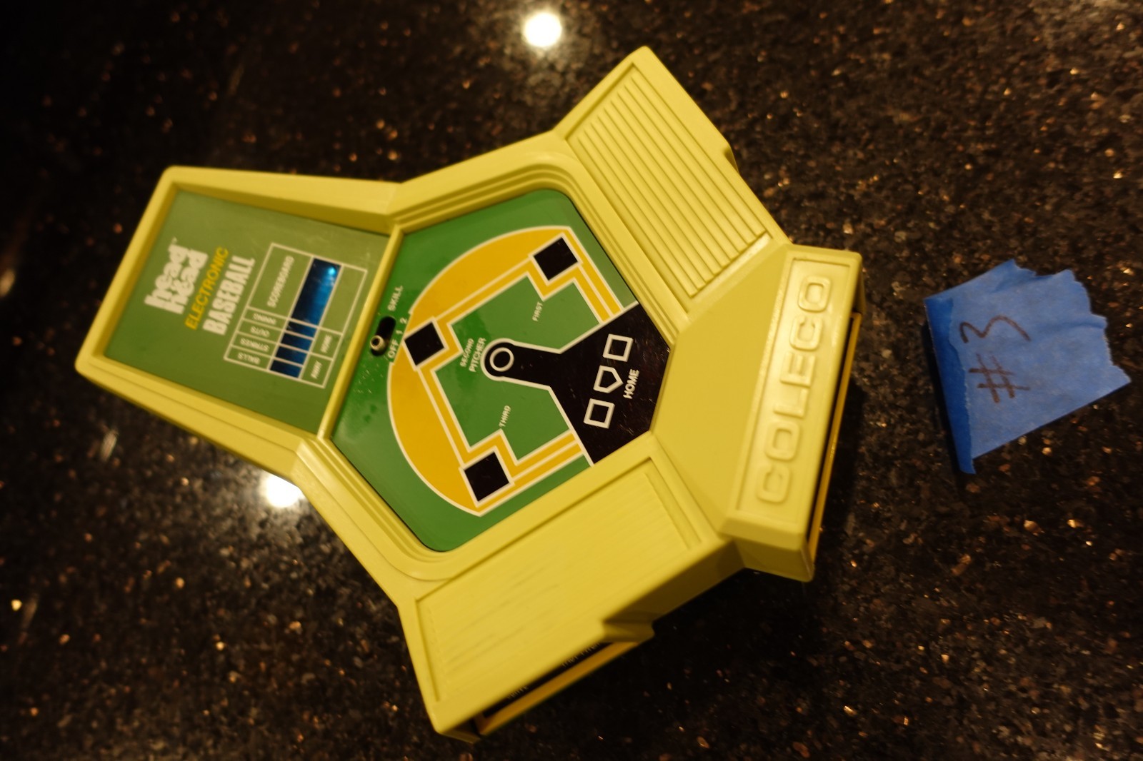 Vintage COLECO BASEBALL Handheld Electronic tabletop Video game   D3 #3 Nice