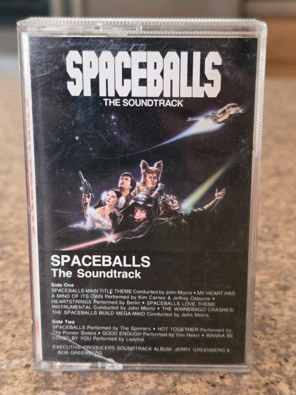 SPACEBALLS The Soundtrack Cassette Tape Mel Brooks 1987 Atlantic Records Rare