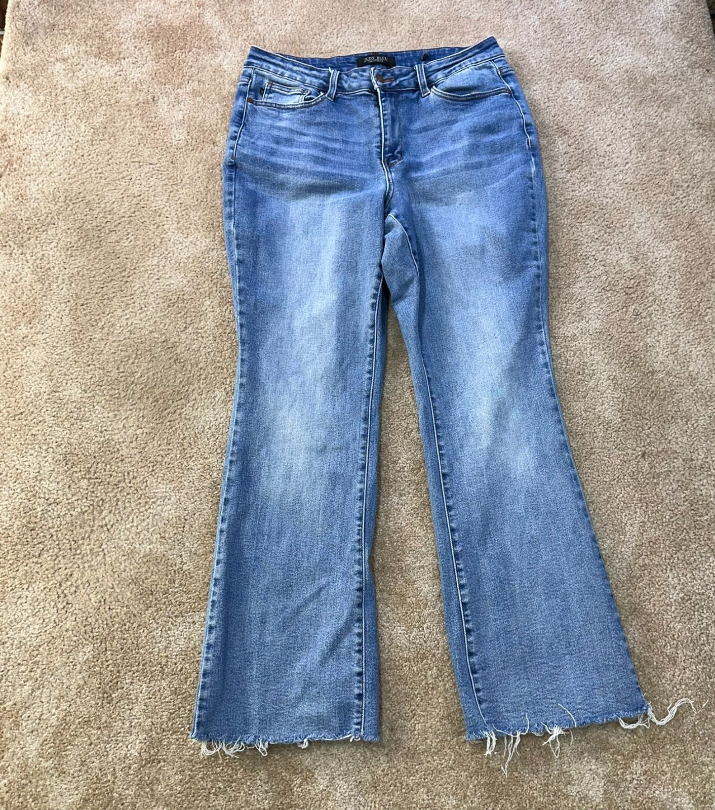 Judy Blue High Rise Bootcut Jeans Women\'s 16w Blue Stretch Denim