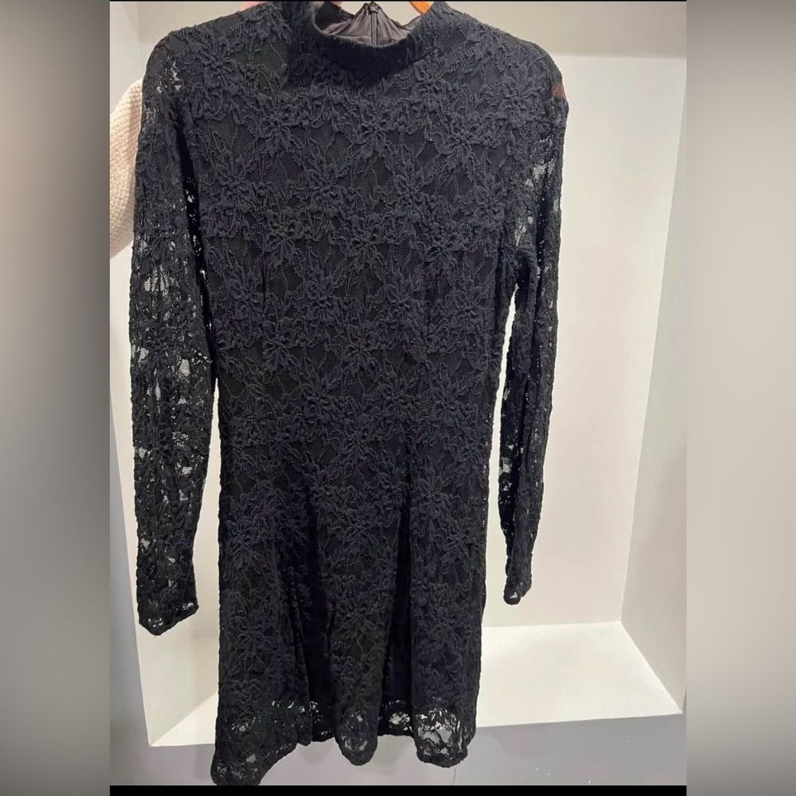 Bardot Black Lace Long Sleeve Dress Bardot Black Lace Long Sleeve Dress