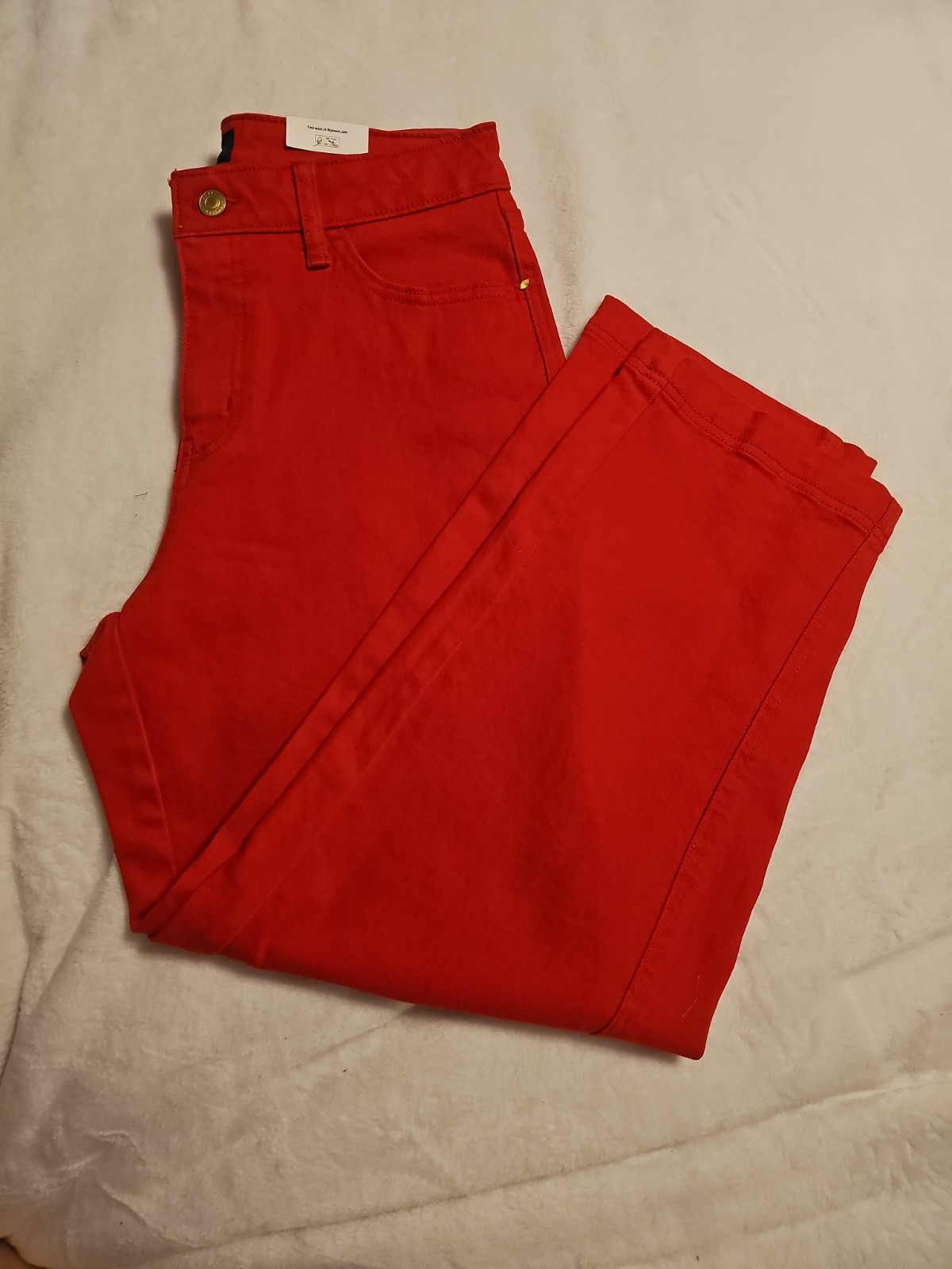 Free Assembly Crop Barrel Red Jeans Size 4 Mid Rise New with Tags Women\'s Pants Free Assembly Crop Barrel Red Jeans Size 4 Mid Rise New with Tags Women\'s Pants