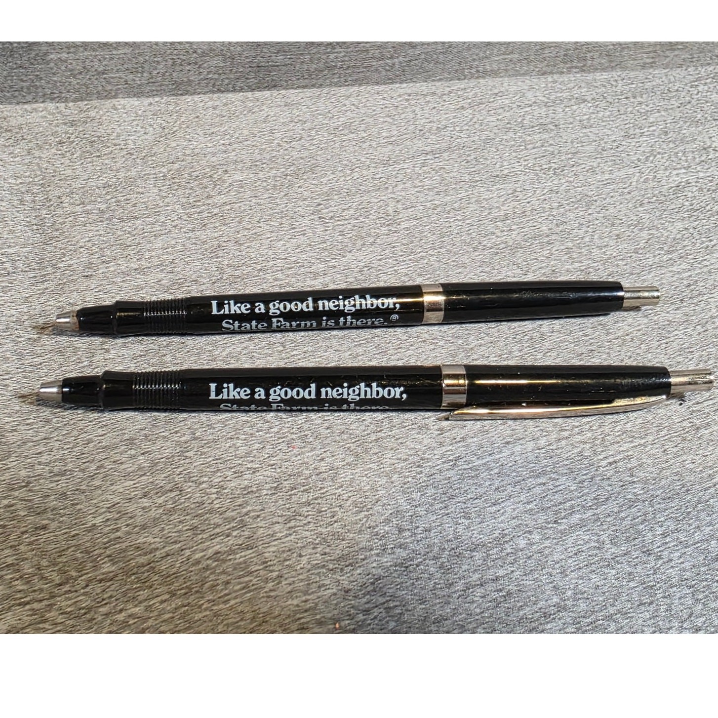 VTG State Farm Ballpoint Pens Like a Good Neighbor State Farm engraved on clip