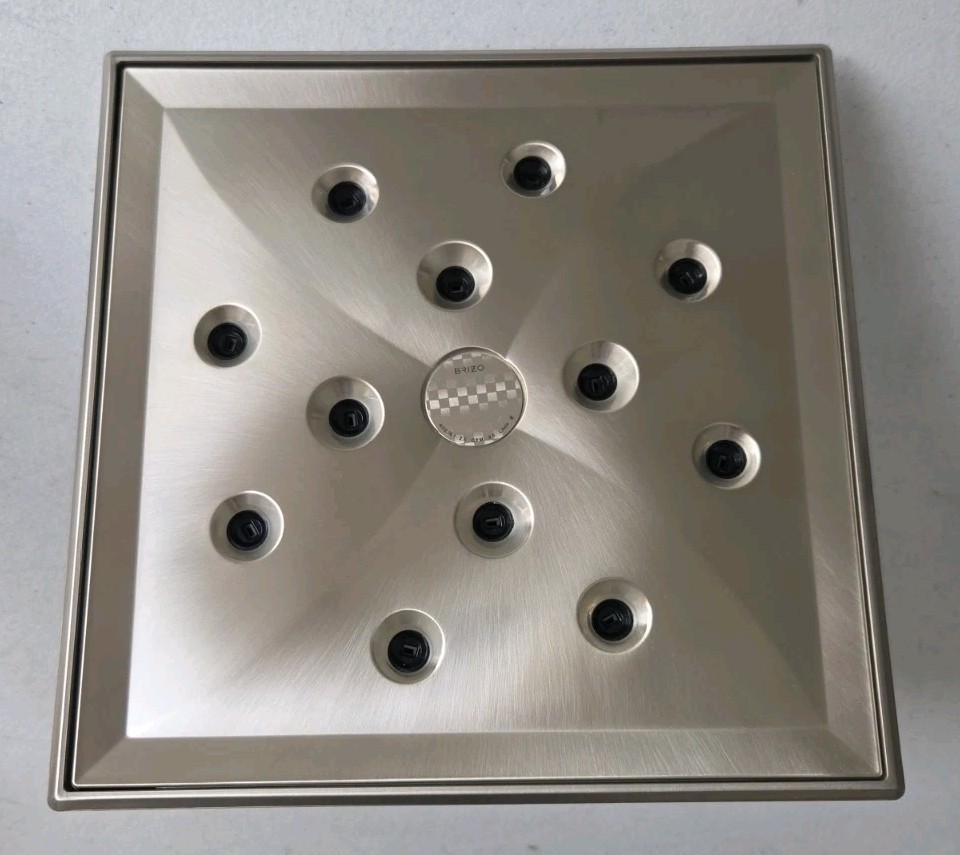 Brizo 81330-BN-2.5 Virage 2.5 GPM Single Function Shower Head, Brushed Nickel