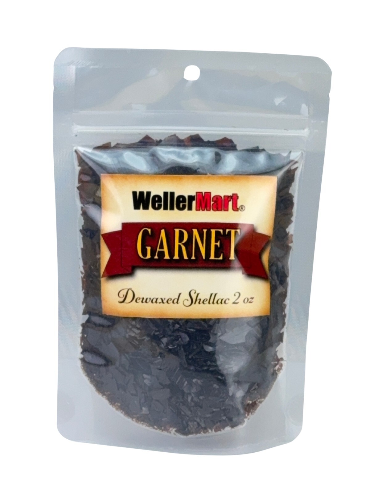 Dewaxed Garnet Shellac Flakes 1/8 lb, or 2 oz, Quality, Antique Restoration