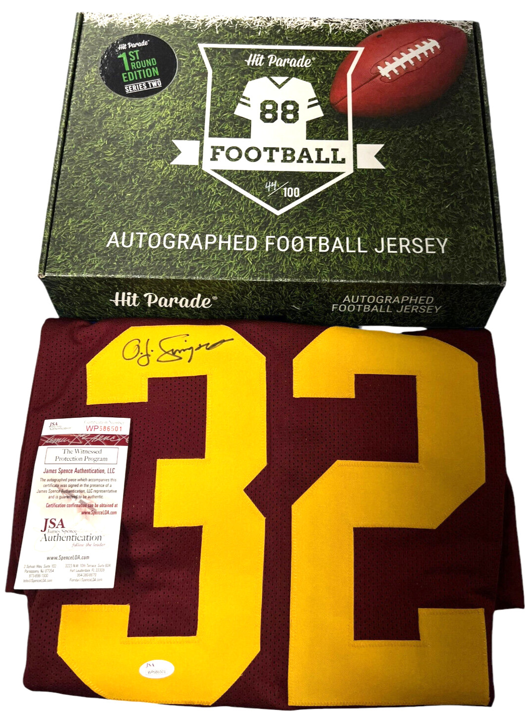 O.J. Simpson Autographed / Signed USC Trojans Jersey - JSA COA - OJ Simpson O.J. Simpson Autographed / Signed USC Trojans Jersey - JSA COA - OJ Simpson