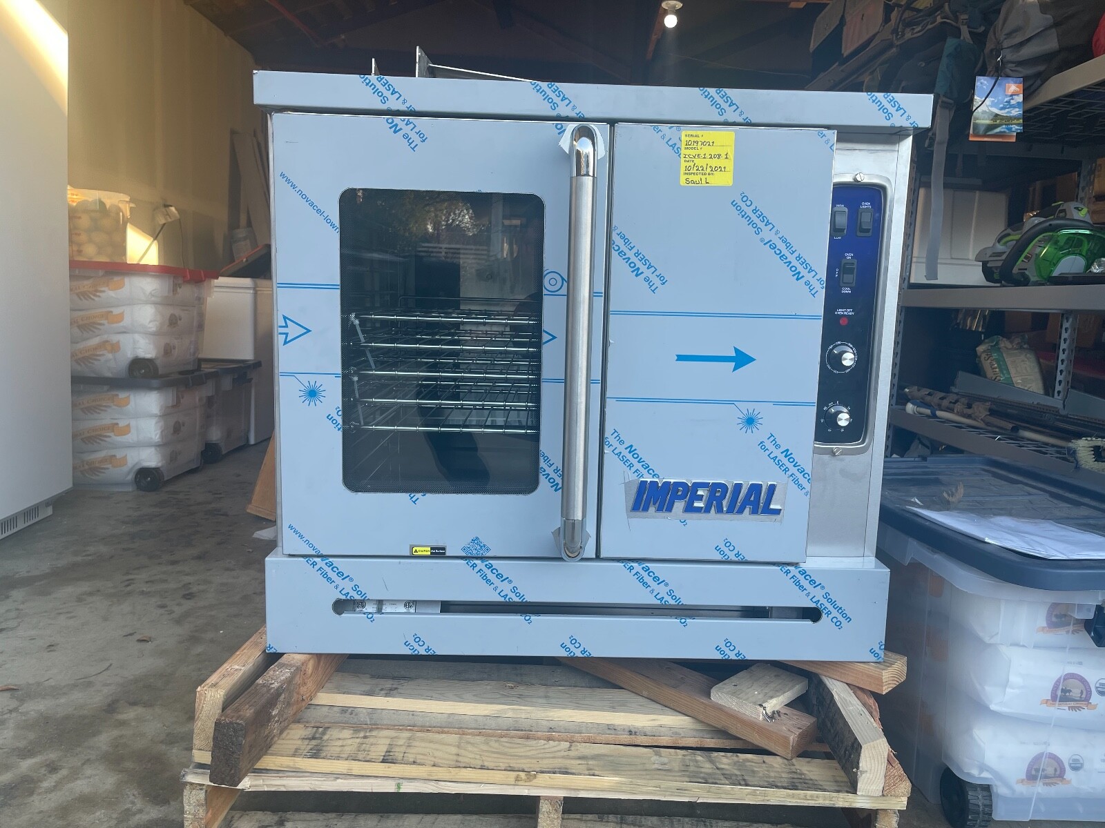 Commercial Convection Oven Electric (Imperial ICVE-1) 208 V / 1 ph / 59-60 HZ