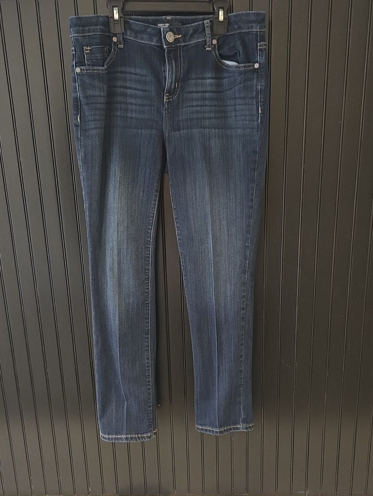 Simply Vera Vera Wang Dark Blue Skinny Jeans